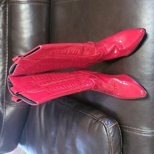 Brand new ladies red cowboy boots size 6.5